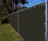 balcony fence cover with Brass Grommet 90% Blockage Windscreen Outdoor Mesh Fencing Cover Netting 6