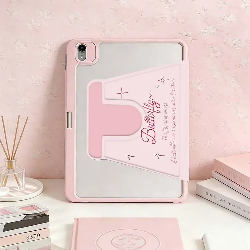 360-Degree Rotating Stand Cover for Tablets and E-Readers