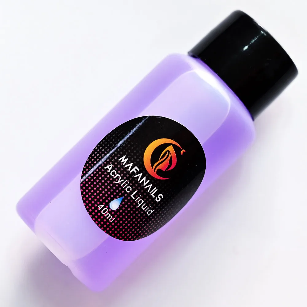 EMA Acrylic Liquid Monomer 40ML*2pcs With Brushes For Acrylic Powder Nails Carving/Extension/Dipping Crystal Liquid Brush Tool nail acrylic liquid