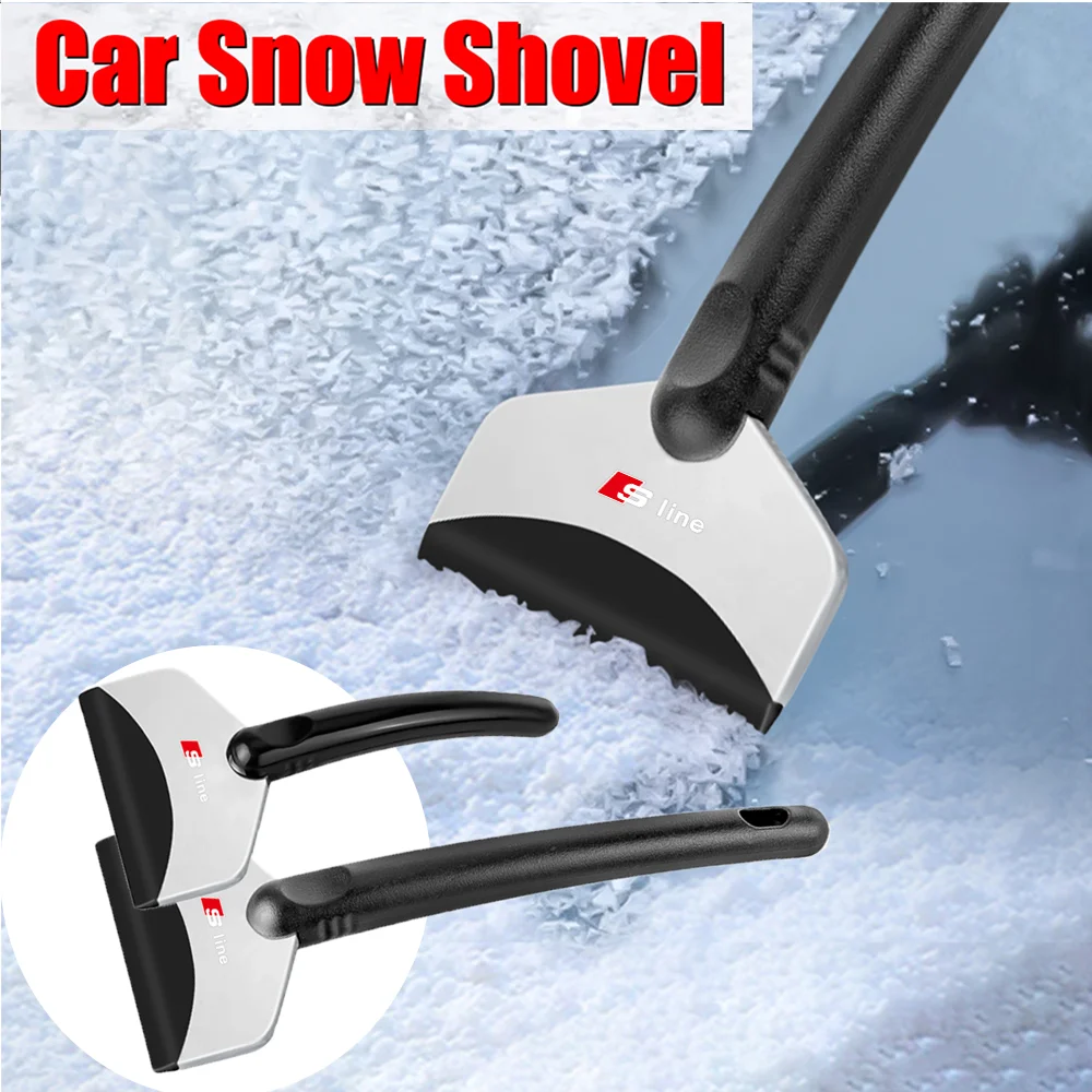 Universale Auto Parabrezza Rimozione Neve Raschietto Pala Di Ghiaccio Pulizia Finestra Spazzaneve Strumento Per S Line Audi A3 A4 C6 Q3 Q5 Sportback