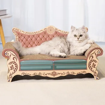 L-Shaped Cat Scratcher Bed 5