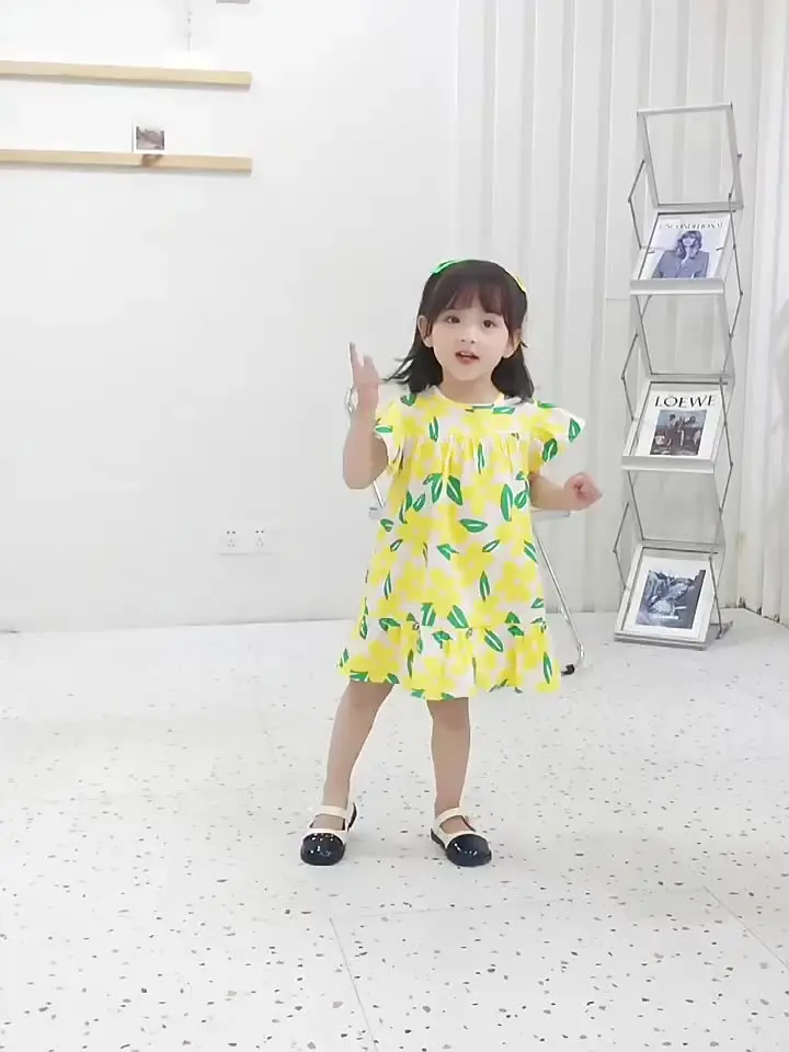 Girl Dress 100% Cotton Childred Summer Clothes Kids Girls Party Dress Princess Dresses Fashion Outfit Flower Pattern Beach Cloth Girl Dress 100% Cotton Childred Summer Clothes Kids Girls Party Dress Princess Dresses Fashion Outfit Flower Pattern Beach Cloth