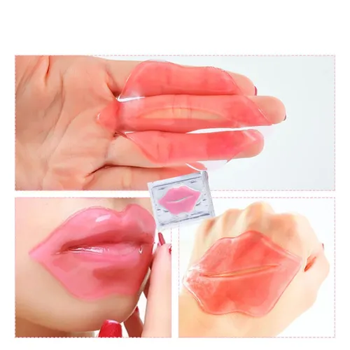 콜라겐 립 마스크 보습, 주름 방지, 영양 뷰티, 입술 케어, 입술 모이스처라이저, 입술 패치, 젤 패드, 스킨 케어, 50 개 3
