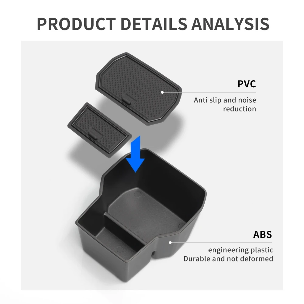 Bracciolo Per Renault Dacia Sandero 2008-2011 - Console Centrale Con USB, Type-C, Portabicchieri, Nero - Foto 9