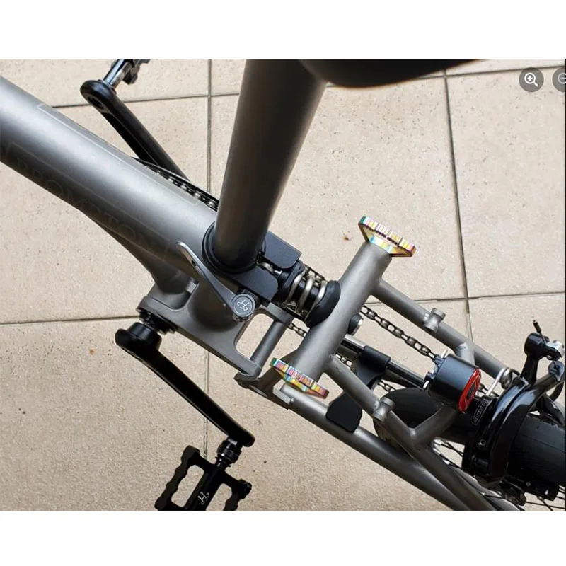 新品O-dot COLOR ブロンプトン用リアサスペンション シルバー ☆新品