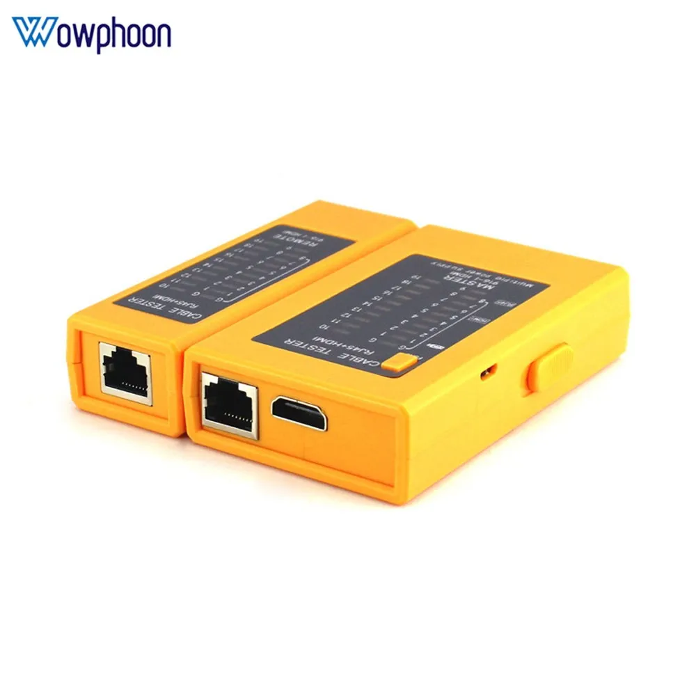 RJ45 and HDMI HD Cable Tester LAN Cable Tester Networking Tool RJ11 Multifunction Network Wire Line Finder Test Customized network cable tester