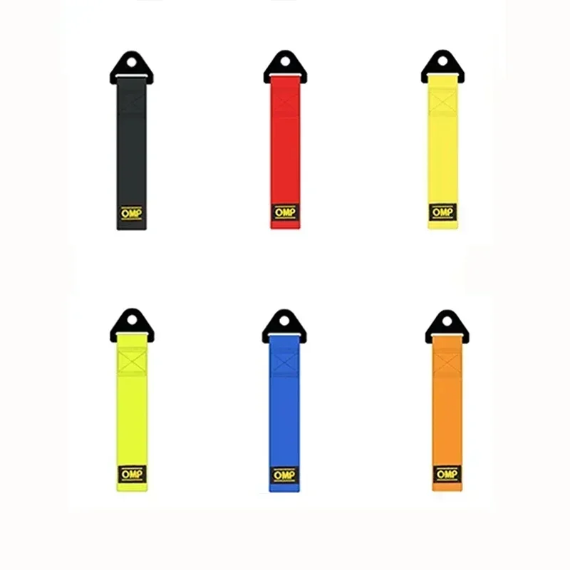 car tow cable car towing rope High-Strength Car Nylon Tow Strap Car Tow Ropes Trailer Ropes Bumper Trailer Max 2 Tons Towing Strap With Nut Auto Accessories