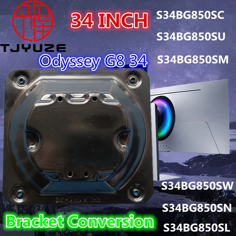 Odyssey G8 34 Pollici Oled Qhd Per Samsung S34Bg850 Staffa Adattatore Vesa Per Montaggio A Parete Muslimexmuslimah