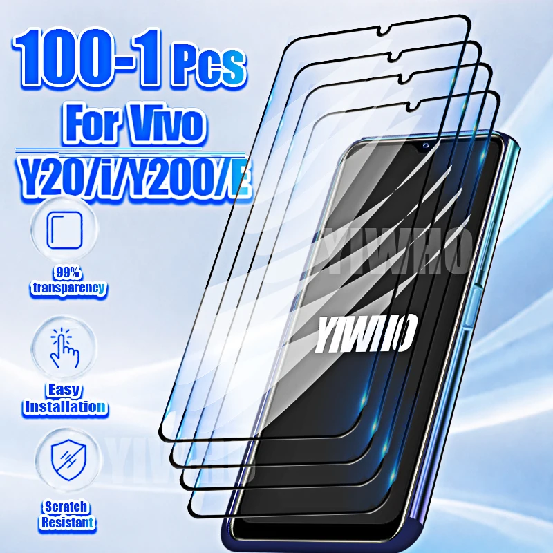 Premium Full-Cover Protective Tempered Glass Screen Protector - High-Definition Front Case Film