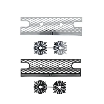 TRX-4 TRX4 T4 2021 브롱코 1/10 RC용 도구 상자 플레이트, 보호망, 라디에이터 박스, 전방 후방 범퍼, 미끄럼 방지 플레이트, 문짝 핸들