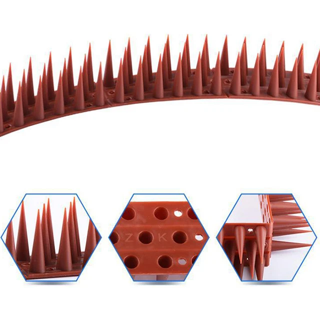44,8 Cm-Es Műanyag Madárgátló Tüskék A Madarak Kertjének Kültéri Dekorációja Megijeszti Macska Galaamut Elleni Állati Állat - Image 5