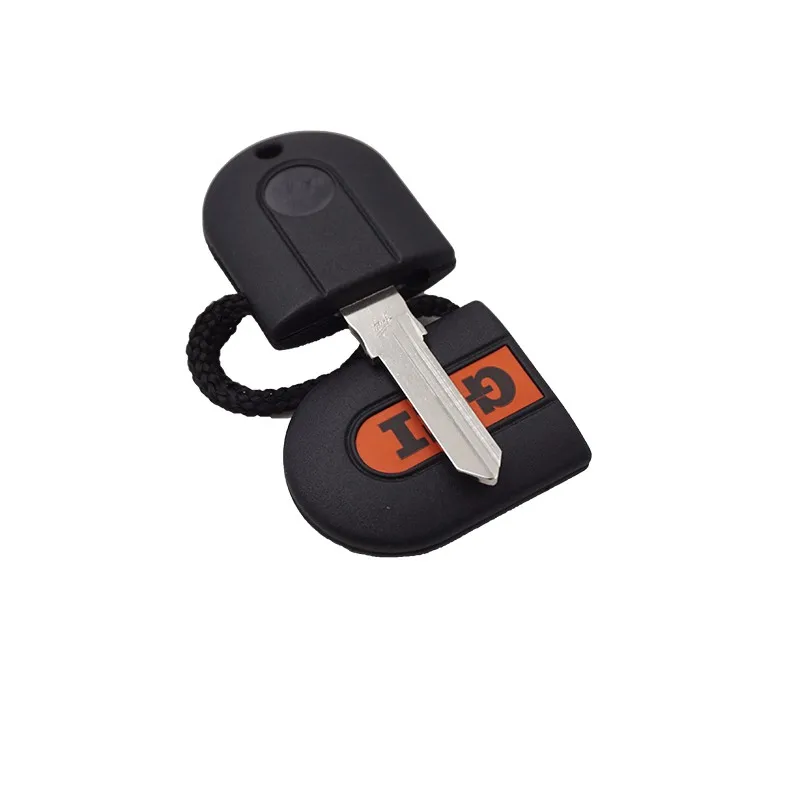 Car Key Shell Xinyuexin Pill Key Shell Fob Fit for VW 16V VR6 TDI MK2 Golf G60 Key HU49 Uncut Blade with LED LIGHTING KEY No Logo Car Styling