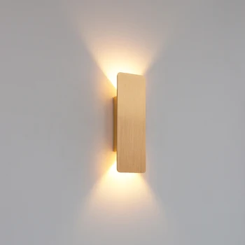 Modern Simple 6W LED Indoor Wall Lamp Bedroom Living Room Home Lighting Aisle Corridor Decoration Aluminum Wall Light AC85-265V 1