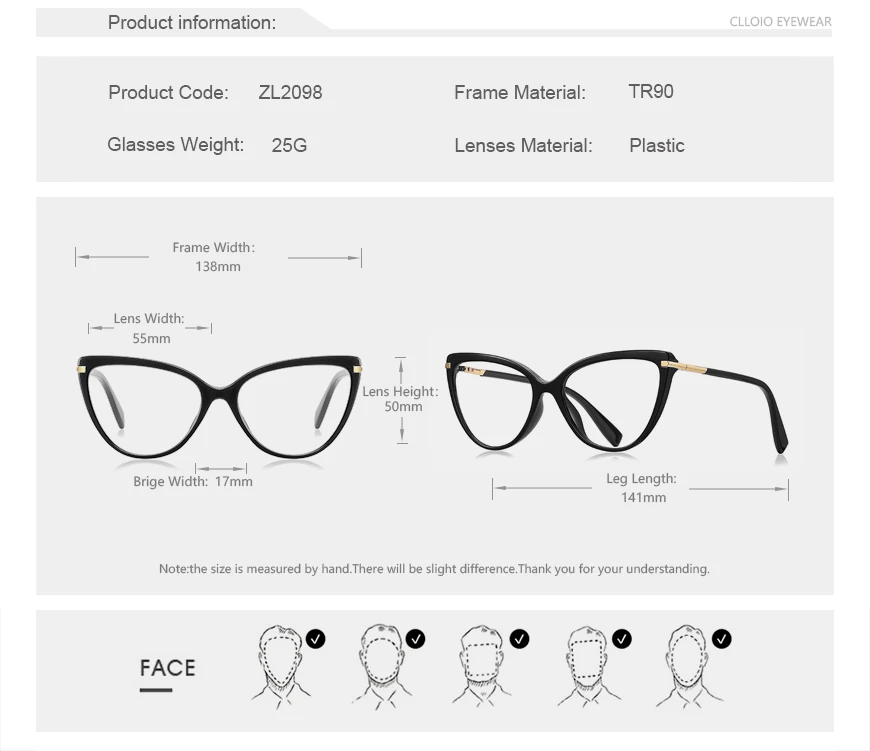 Luxury Cat Eye Glasses – Versatile Reading Glasses Women with Anti Blue Light Lenses