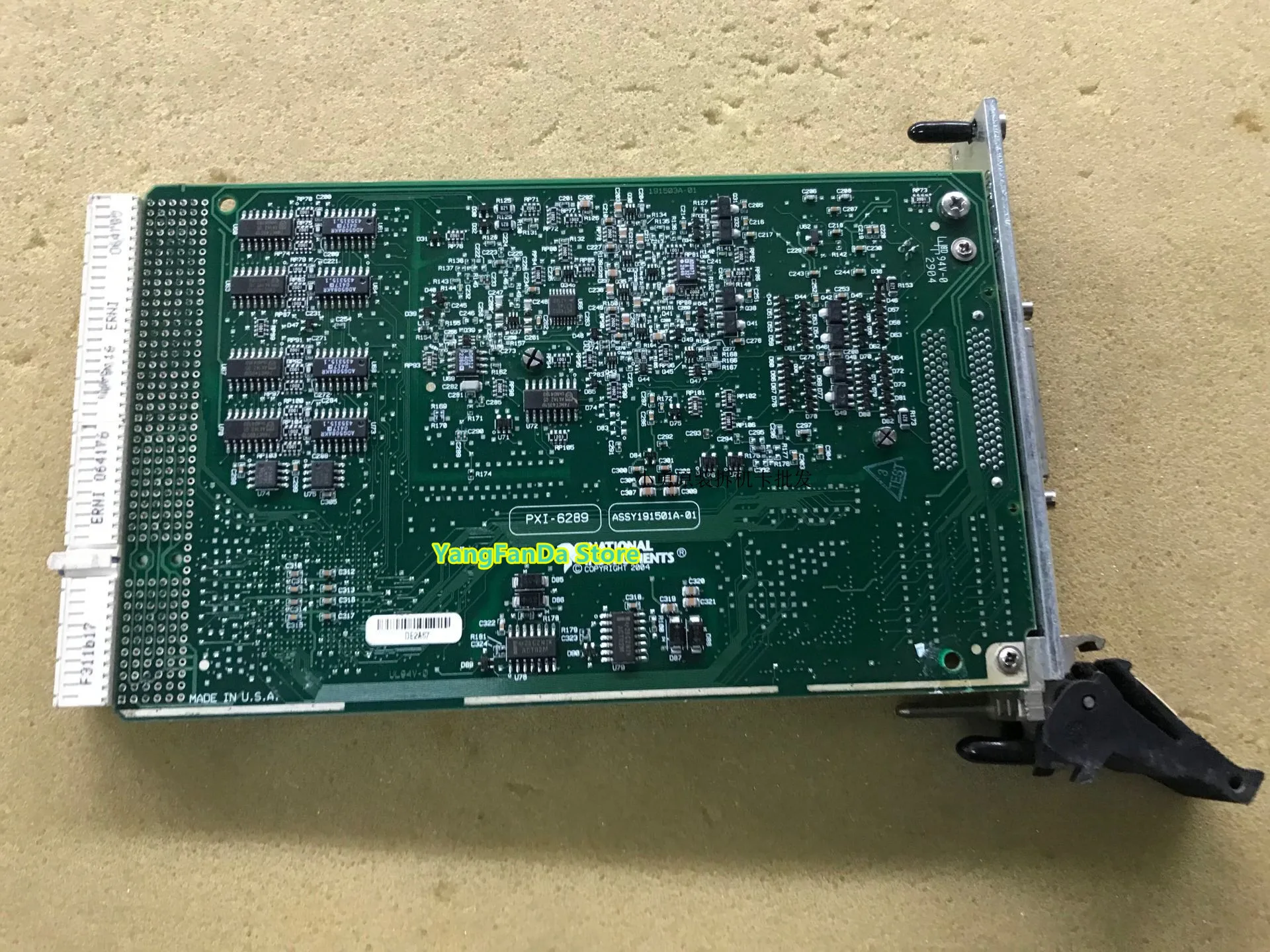 PXI 6289 multi function I/O module data acquisition card 779123 01