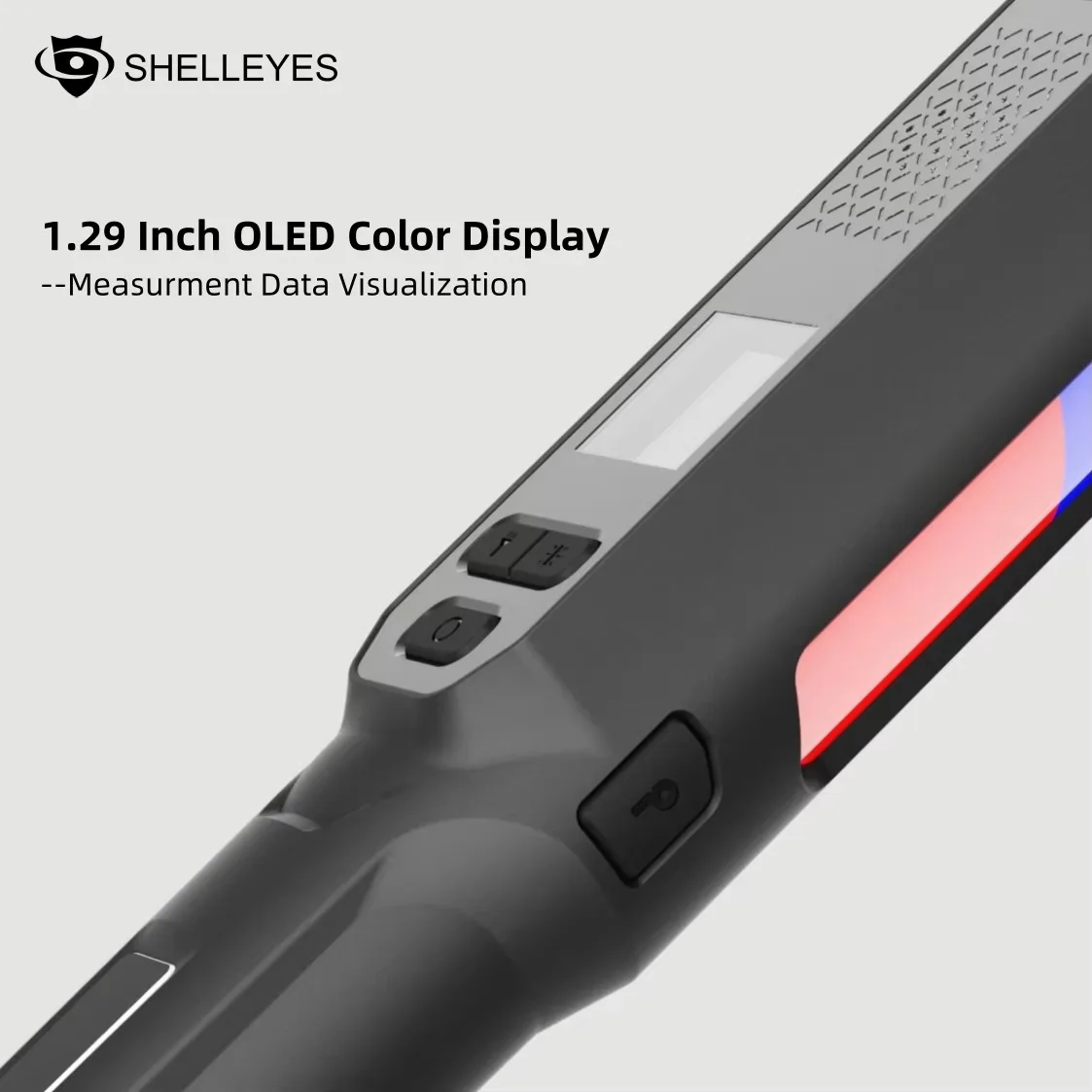 휴대용 연료전지 알코올 테스터 강력한 손전등 1.29인치 OLED 디스플레이 5초 빠른 반응 음주 측정기