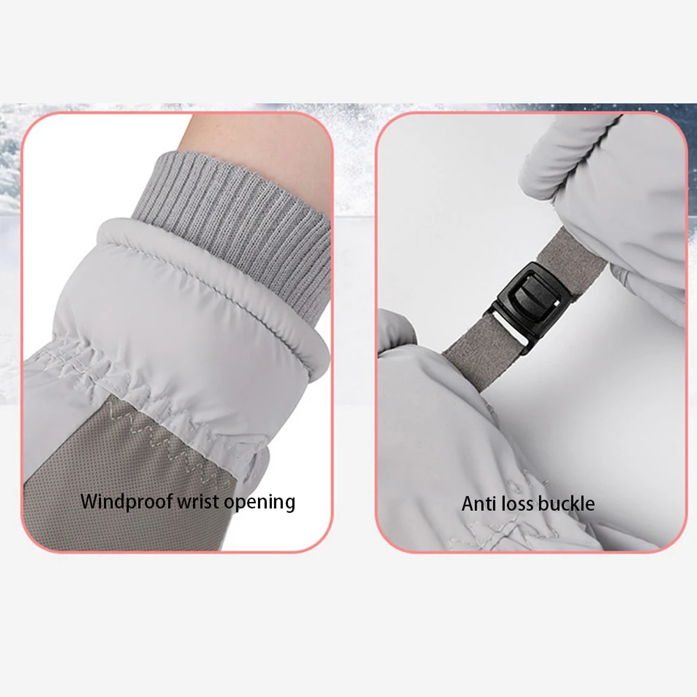 Mittens Solid Warm And Durable Thick And Warm Cartoon Funny Soft And Comfortable Winter Accessories Winter Gloves Durable Gloves 5