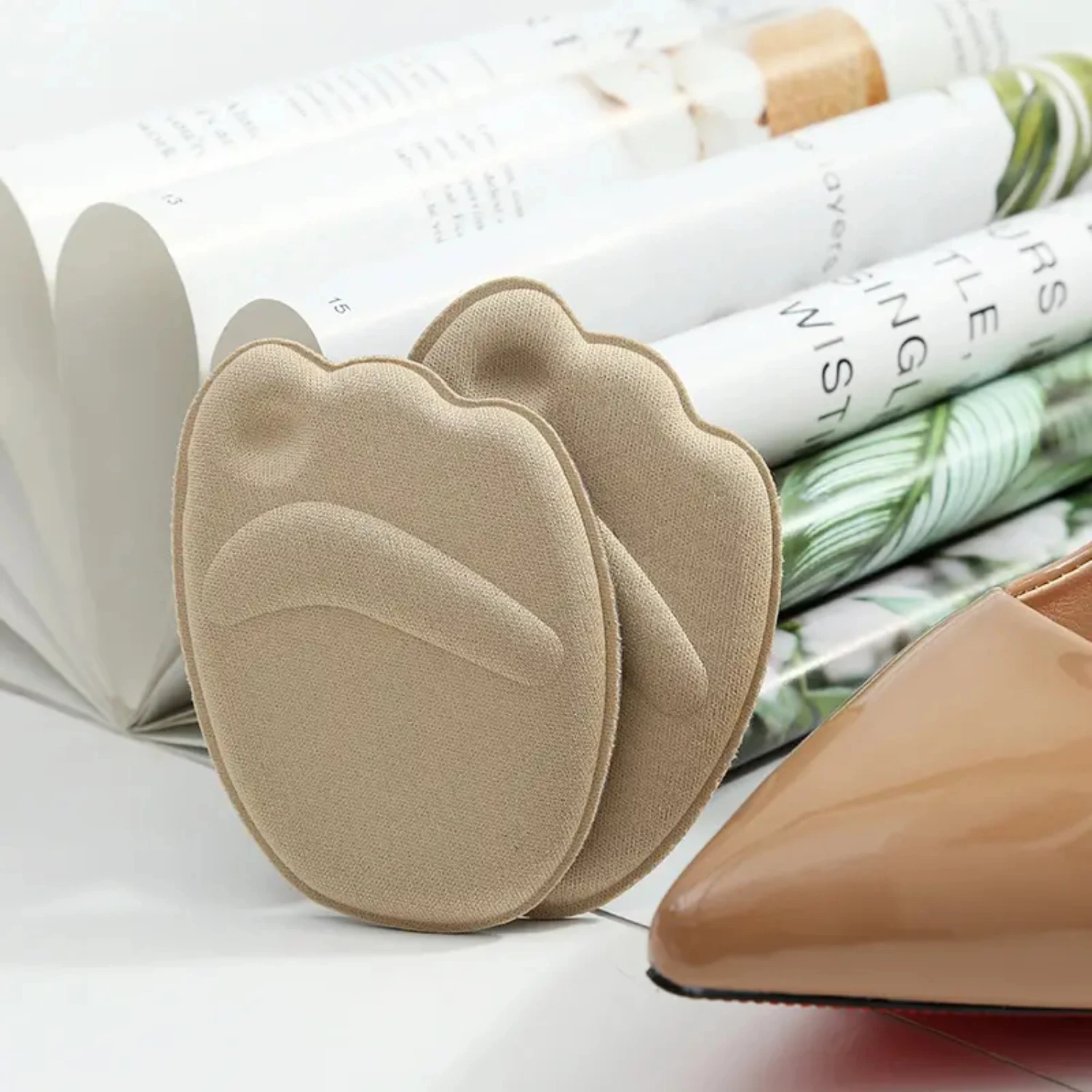 Comfortable Soft Metatarsal Pads for Women-Half Insoles for Shoes, Cushioned Foot Inserts Sneakers, Premium Foot Cushions