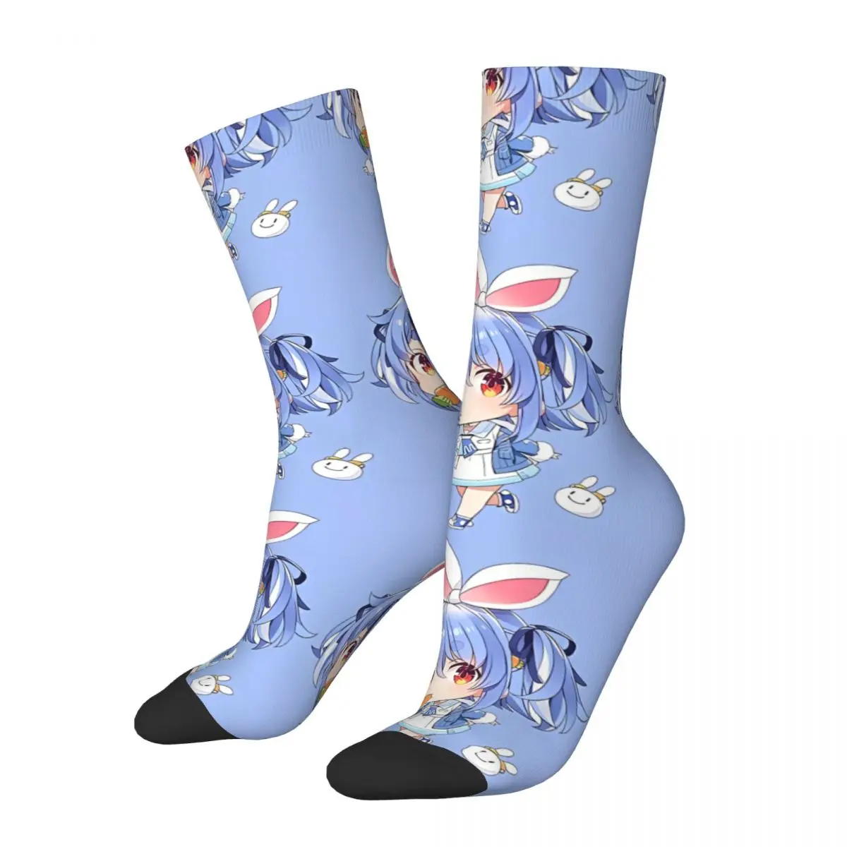 

Usada Pekora Hololive Anime Socks Travel 3D Print Boy Girls Mid-calf Sock