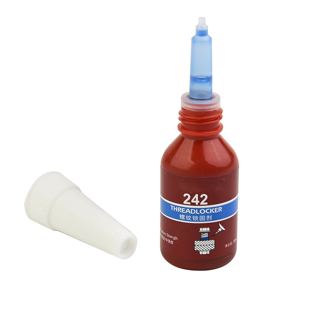 10ml Medium Strength Methacrylate Threadlocker Universal  Blue Anaerobic Curing Threadlocker Adhesive 242 For Fast Fixing 10ml 50ml 242 thread seal lock glue screw blue anaerobic adhesive