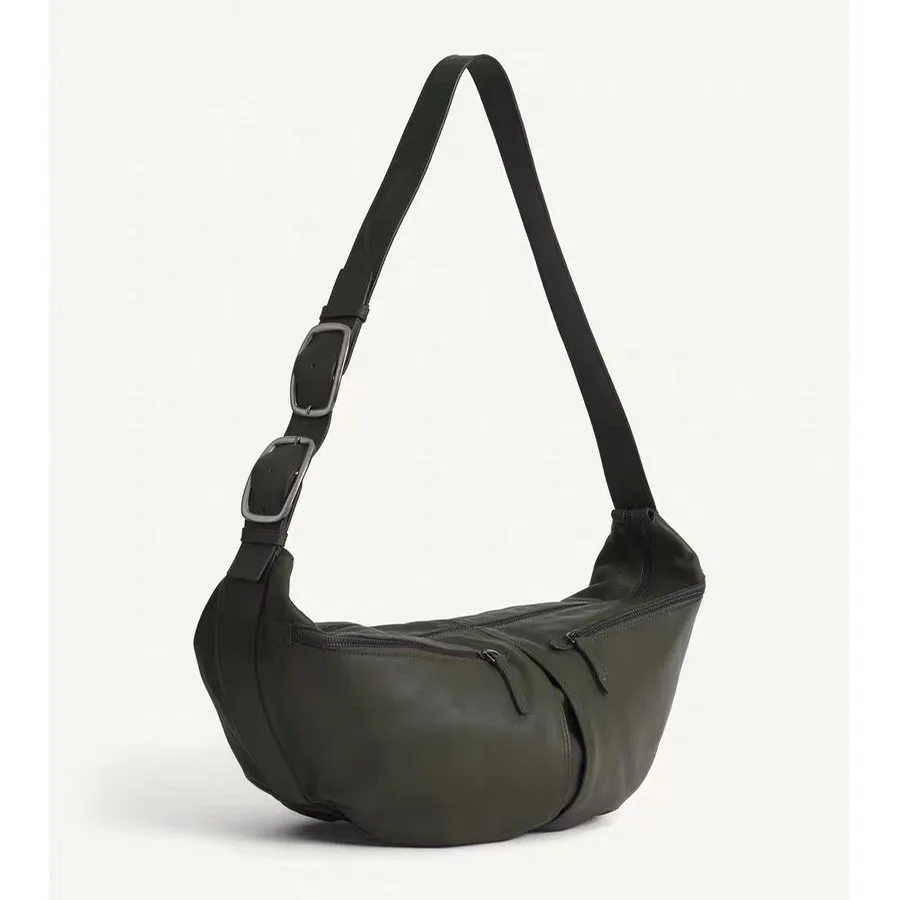 NEW Dumpling Crescent Armpit Bag for Women Shoulder Bags fashion PU Leather Crossbody Bags Trendy Purs handbag ladies