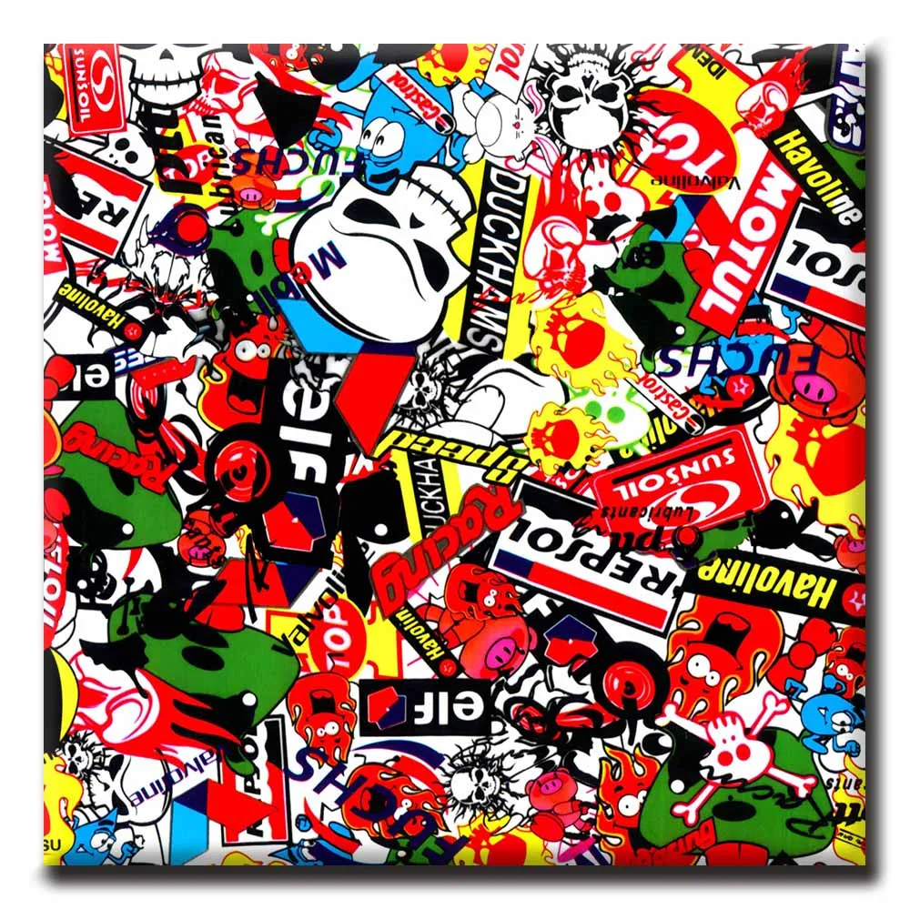 

Hydro Dipping Films 50CM Width Bomb Graffiti Water Transfer Printing Film Aqua Transfer Printing