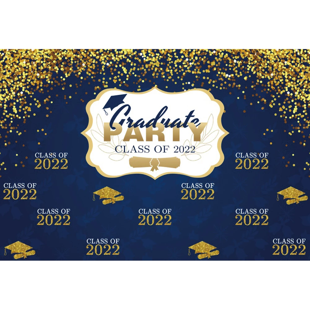 Yeele Graduation Party Backdrop Class of 2022 Black Golden Glitter Light Bokeh Photography Background Congrats Grad Banner Decor camera cleaning kit Photo Studio Supplies