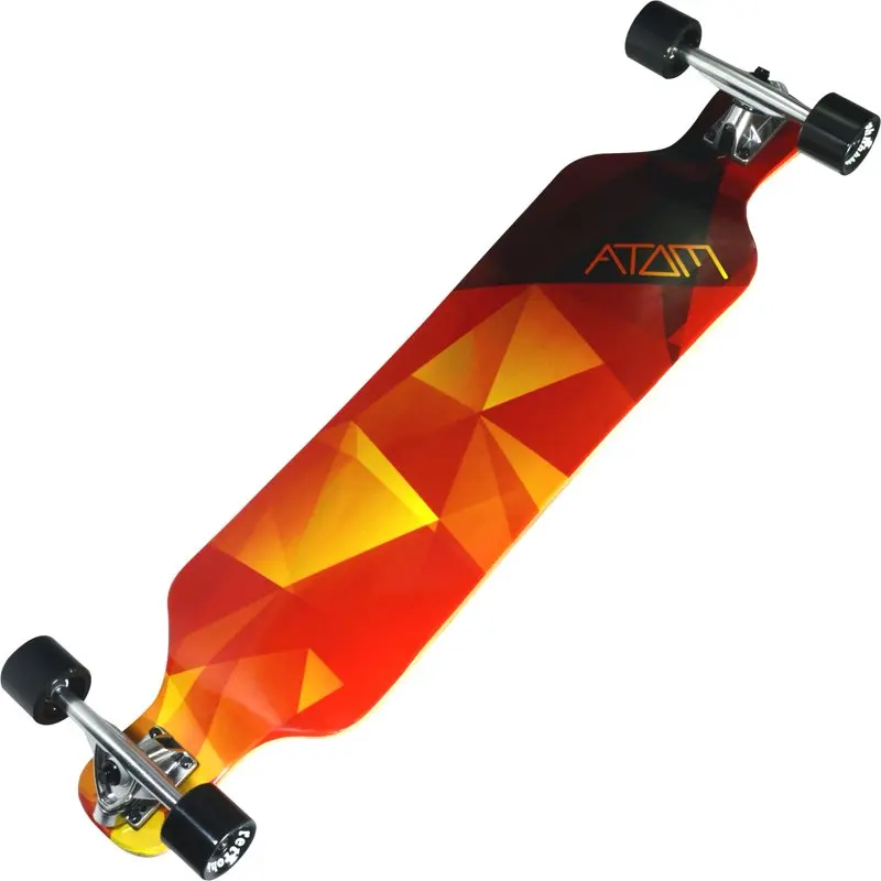 

Drop Deck Longboard - 39 Inch (Orange Geo)