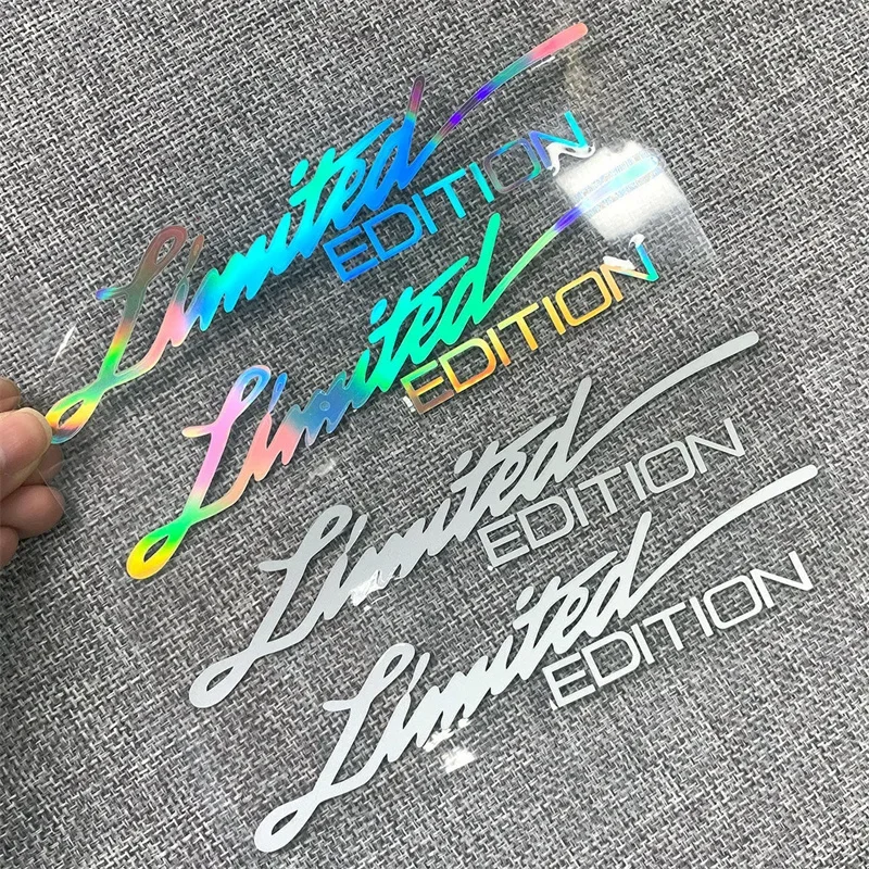 

Motorcycle Limited Sticker Reflective personality decorative sticker Limited edition decal Electric vehicle retrofit Laser stick
