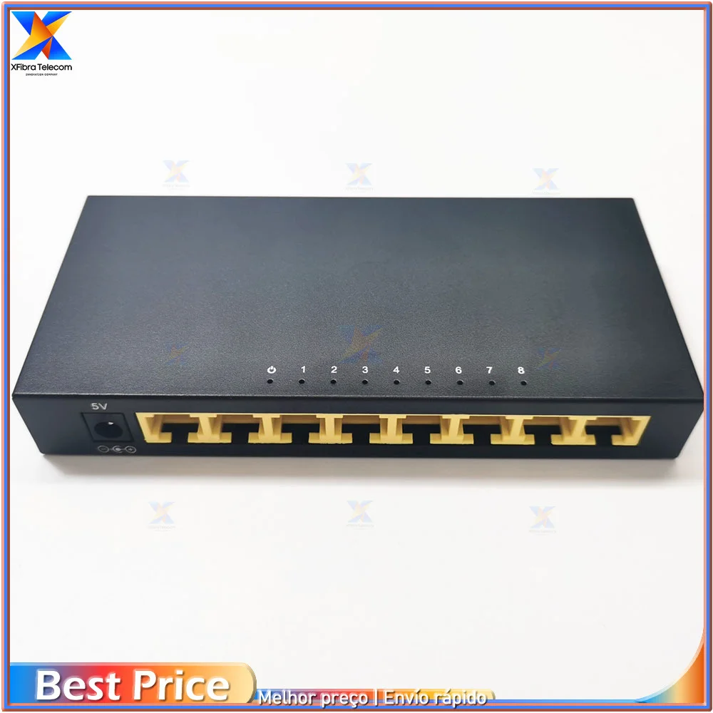 

8 Ports Industrial Ethernet Switch 10/100M Signal Strengthen Network Switch Type Network Lan Switch Ethernet