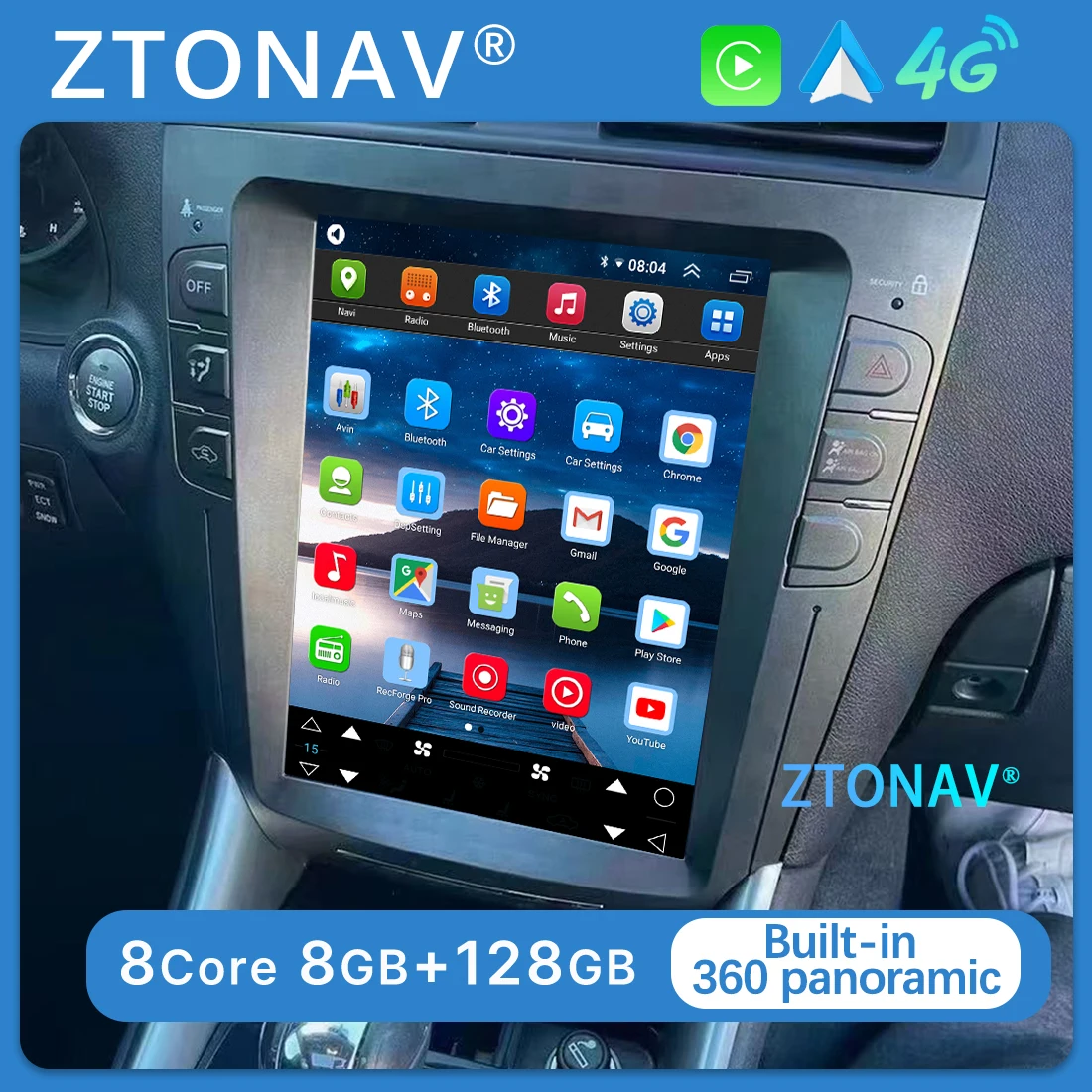 LEXUS IS250 GSE20 Androidナビ LEXUS IS250 GSE20 Androidナビ GSE20 21 USE20 レクサスIS用 Android