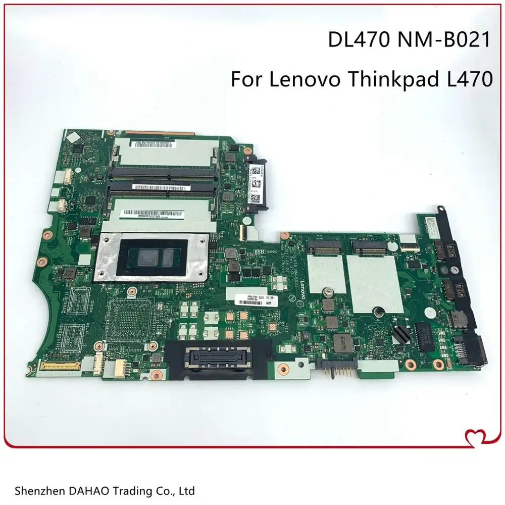 

DL470 NM-B021 Mainboard For Thinkpad Lenovo L470 Laptop Motherboard FRU:01YR947 01YR947 With i5 CPU DDR4 100% Fully Tested