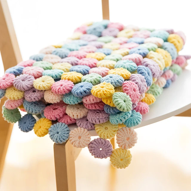 Susan's Family Crochet DIY Kit for Beginners Macaron Blanket Material  Package Crochet Blanket for Baby Christmas Gift - AliExpress