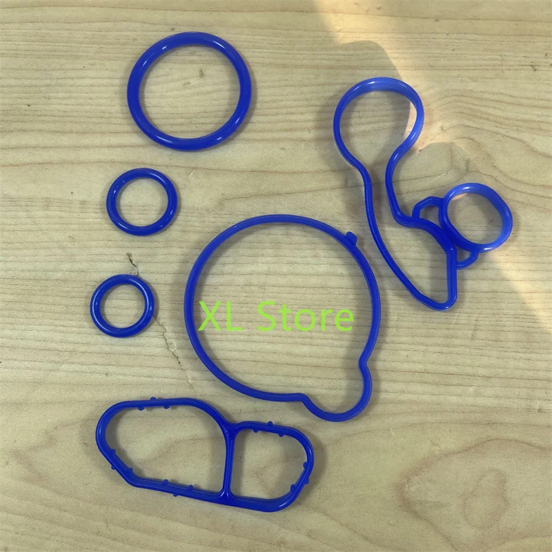 Oil Cooler Gasket 1Set Oil Cooler Housing Gasket Seal For Buick Encore Chevrolet Cruze Sonic Trax 1.4 55565385 55568536 55568539 55568540 55565619