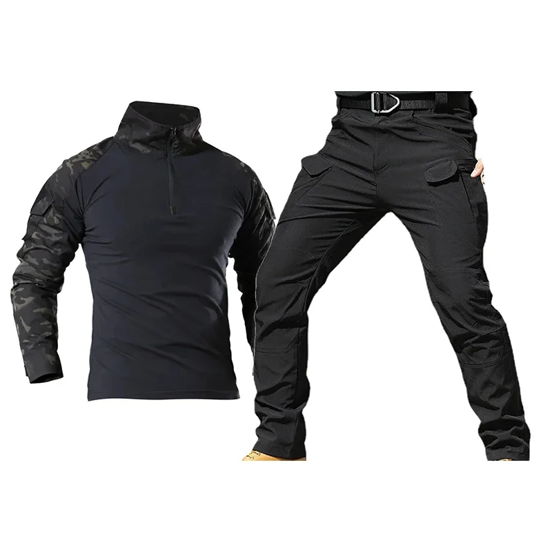 Stealthy Tactical Uniform Set With Multicam Camouflage For Enhanced Adventures