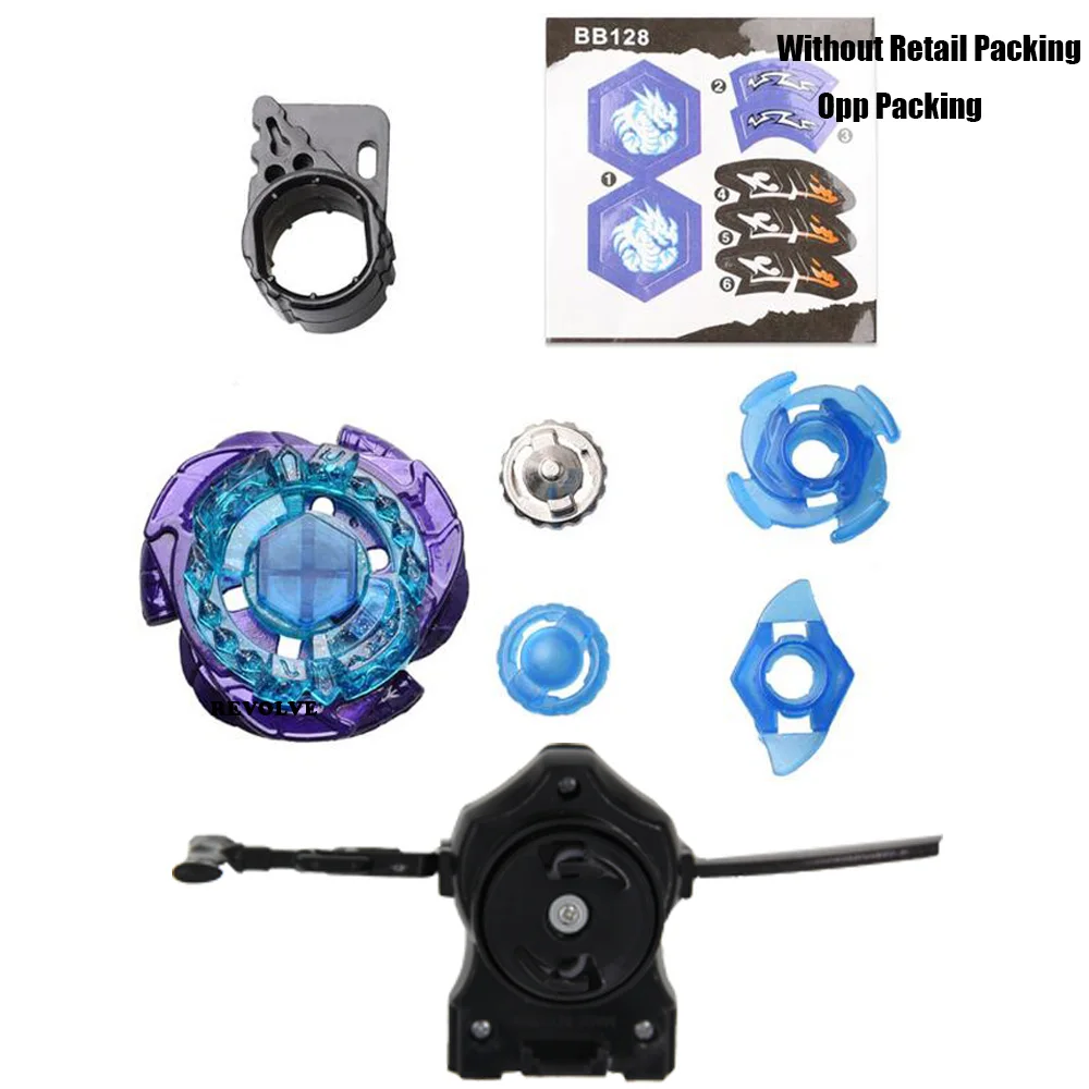 B-X Toupie Burst Beyblade Burst Evolution Switchstrike Battle Tower Bb-116 Hades Hell Crown 130Fb + Black Pull Line Launcher