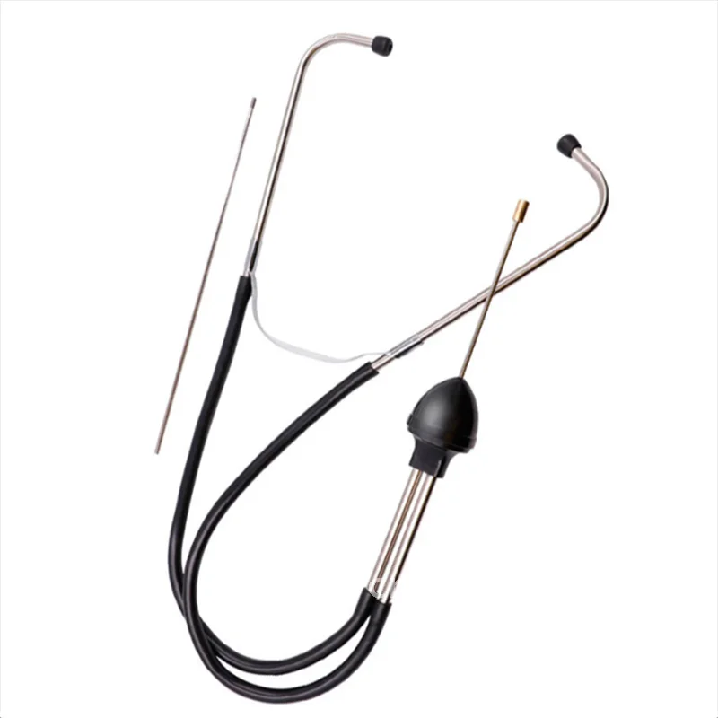 

Chromed-steel Car Abnormal Sound Diagnostic Device Tool Mechanics Cylinder Stethoscope Automotive Hearing Tools Anti-shocked