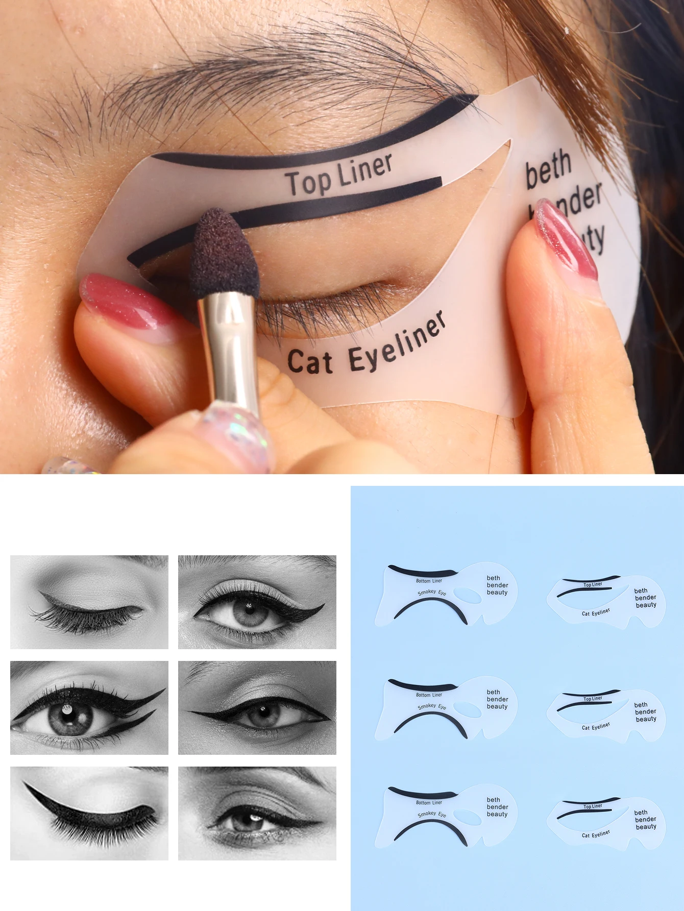 6pcs-bag-Eyeliner-Stencils-Winged-Eyeliner-Stencil-Models-Template ...