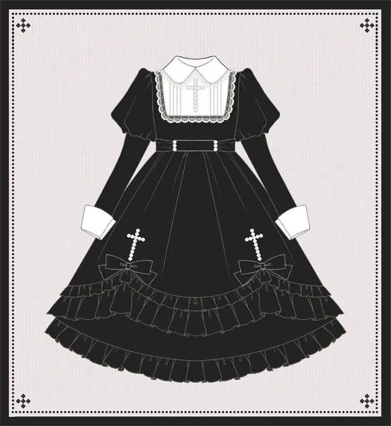 white christmas dresses Halter Gothic Layered Dress Red / M main image 1