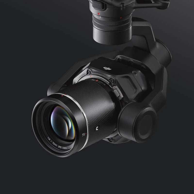 DJI DL 75mm F1.8 렌즈 DJI DL 75mm F1.8 풀프레임 중망원 렌즈는 8K 영화 촬영을 위해 설계되었습니다.