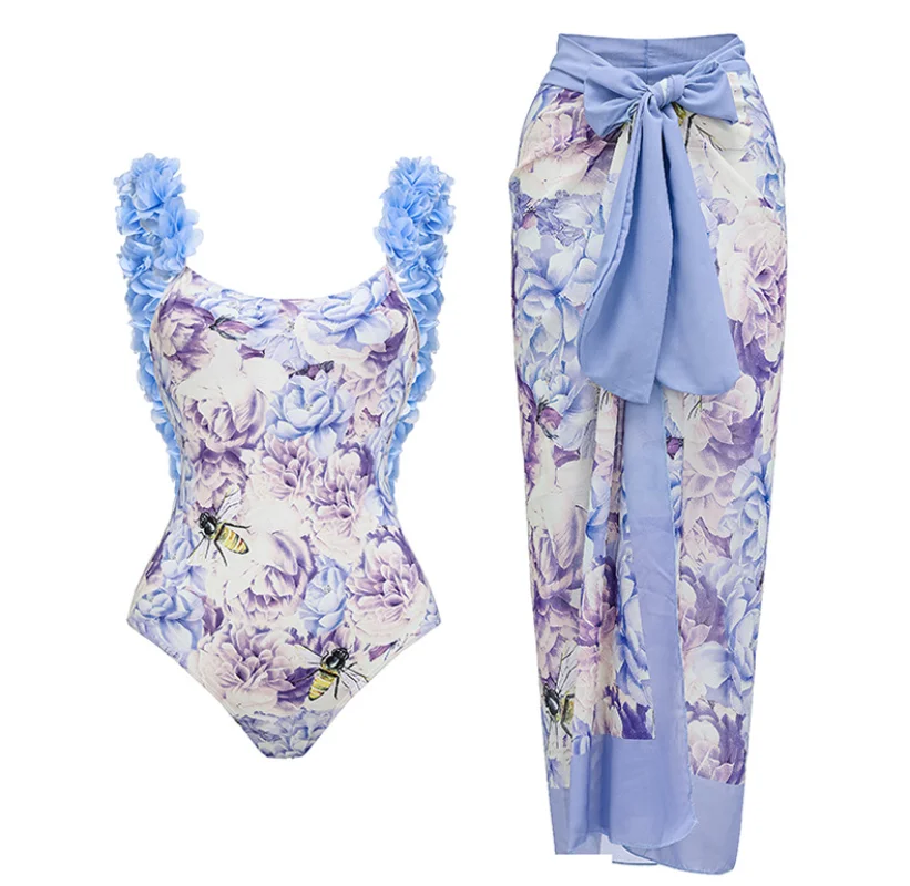Two Piece Sets Swimsuit Cover-up Women Clothes Crop Tank Tops Bodysuits And Skirt Fitness Skinny Outfit 2 Piece Suit 2023 Summer