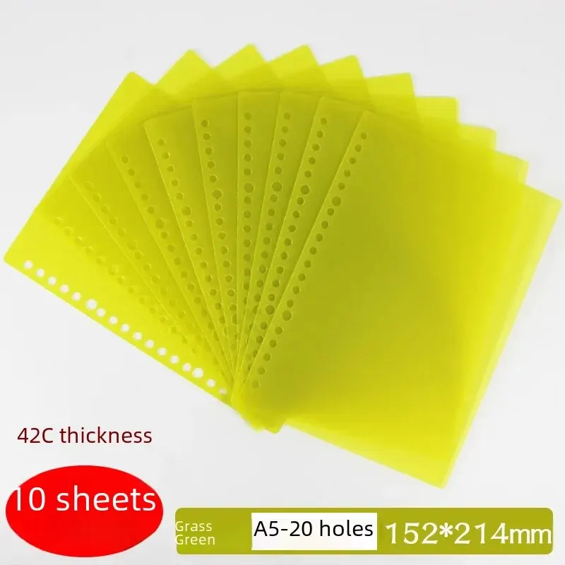 A5/20-hole transparent 10 pieces