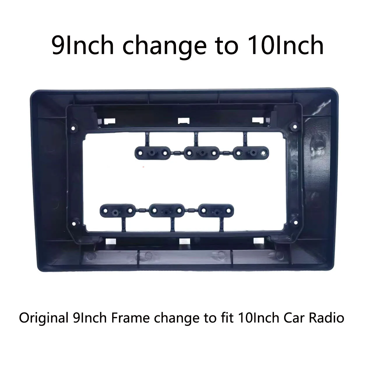 Radio Frame 9 inch to 10 inch 9 10 to 7 switch frame 1 din 2 din car radio frame Suitable for all car radio finish