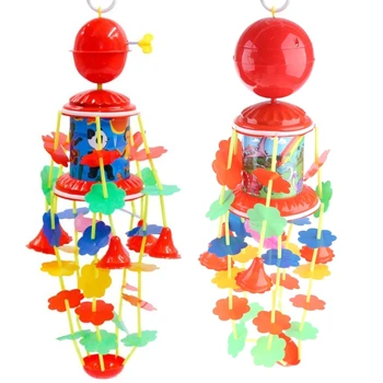Q0KB Baby Mobile Sonaglio Campana Auto per Sedile Giocattolo Cartone Animato Giocattolo Musicale Seggiolone Culla Dec