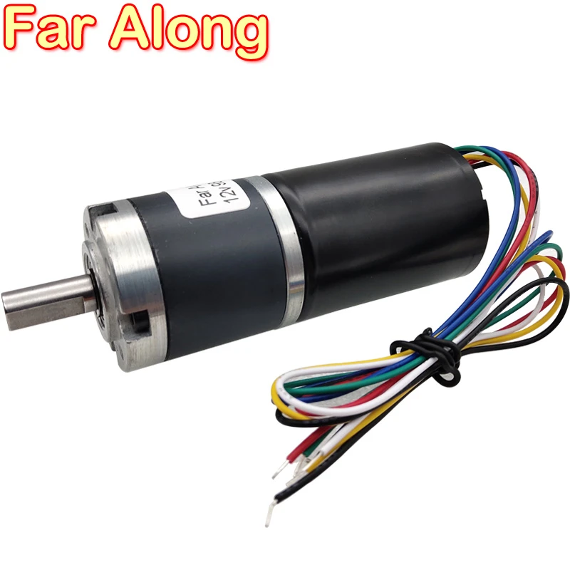 12v 24v Dc Brushless Gear Motor 11 To 1540 Rpm Adjustable Speed Reversible With Brake