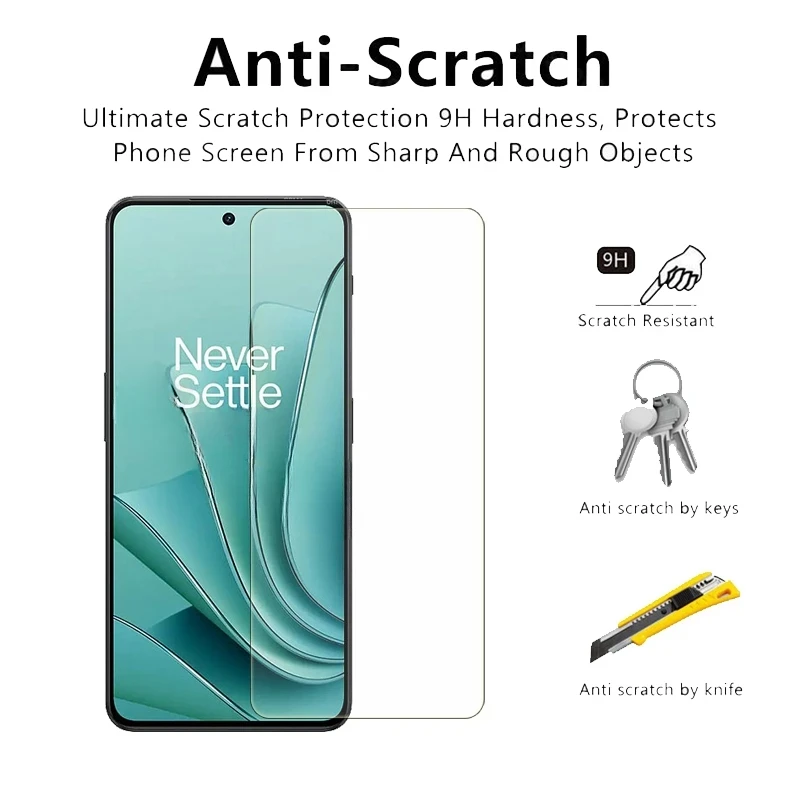 6-in-1 Full Coverage Tempered Glass Screen Protector and Camera Film Set
