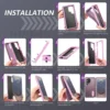 Case For Samsung Galaxy S25 Ultra S25 Plus S24 Ultra  Full Body 3 in 1 Shockproof Heavy Duty Anti-Scratch Rugged Kickstand Cover 6