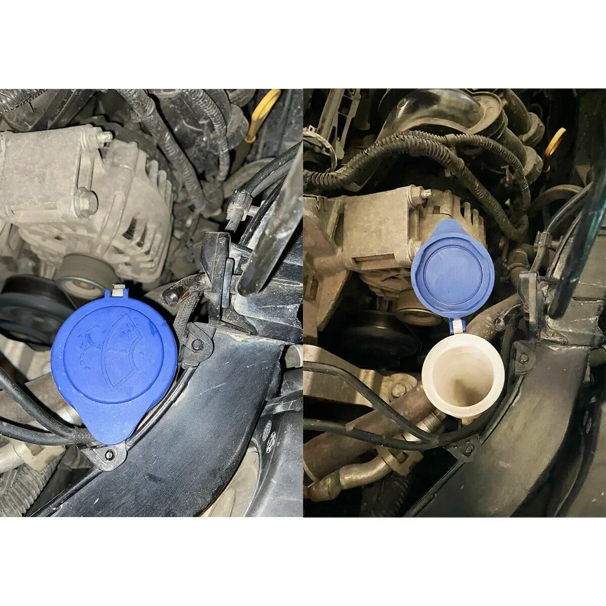 Car Windshield Wiper Reservoir Washer Bottle Cap Lid Top Car Windshield Spare Part Eservoir Washer Cap For Ford Focus 2011-2015 car washer bottle cap