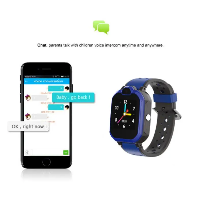 

Kids Smart Watch Digital Clock Display 650mah Remote Listening 1.4inch Remote Monitoring Colorful Touch Screen Smart Bracelet