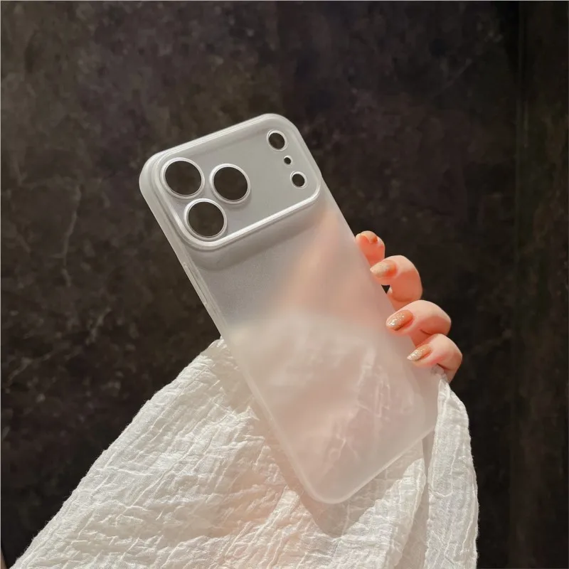 Luxury UltraThin Clear Translucent Shockproof Hard Case with Slim Lens Protection
